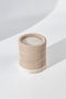 Aberto Design Vela Beige de Concreto con Aroma a Ámbar para Decoración del Hogar Elegante y Sofisticada